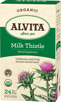 ALVITA TEAS: Milk Thistle Seed Tea Organic 24 bag