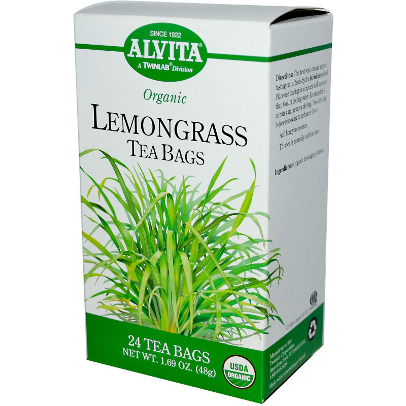 ALVITA TEAS: LEMONGRASS TEA ORGANIC 24 BAGS