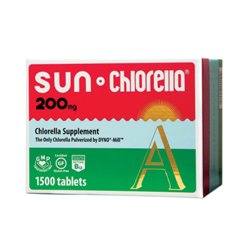 Chlorella Tabs 200mg 1500 tablet from SUN CHLORELLA PRODUCTS
