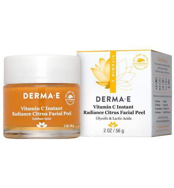 DERMA E: Vitamin C Instant Radiance Citrus Facial Peel 2 ounce