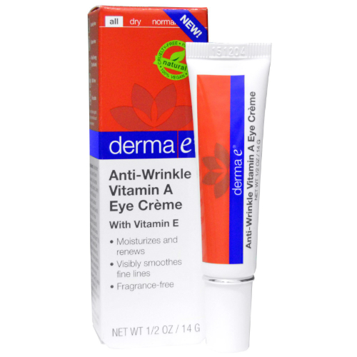 DERMA E: Anti-Wrinkle Vitamin A Eye Creme 0.5 oz