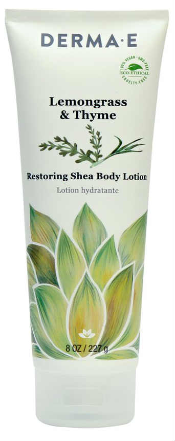 DERMA E: Restoring Shea Body Lotion Lemongrass Thyme 8 oz
