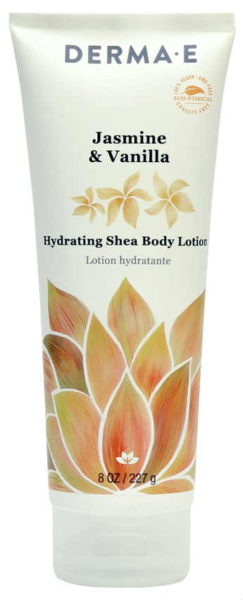 DERMA E: Hydrating Shea Body Lotion Jasmine Vanilla 8 oz
