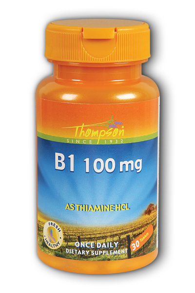 Thompson Nutritional: Vitamin B-1 100mg 30ct