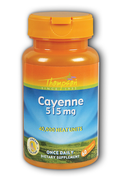 Thompson Nutritional: Cayenne 515mg 60ct 515mg