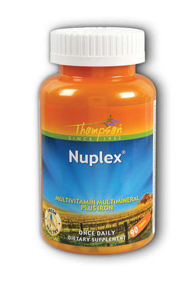 Thompson Nutritional: Nuplex Multiple Vitamin Mineral with Iron 90ct
