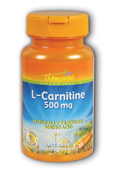 Thompson Nutritional: L-Carnitine 500mg 30ct 500mg