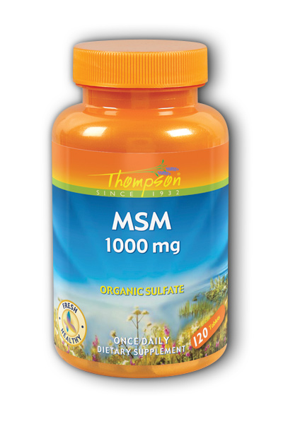 Thompson Nutritional: MSM 1000mg 120ct 1000mg