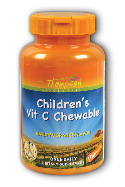 Thompson Nutritional: Children's C Orange flavor 100ct 100mg