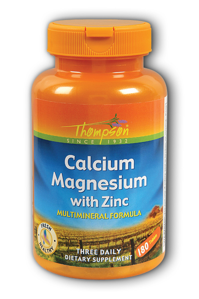 Thompson Nutritional: Cal Mag with Zinc 180ct