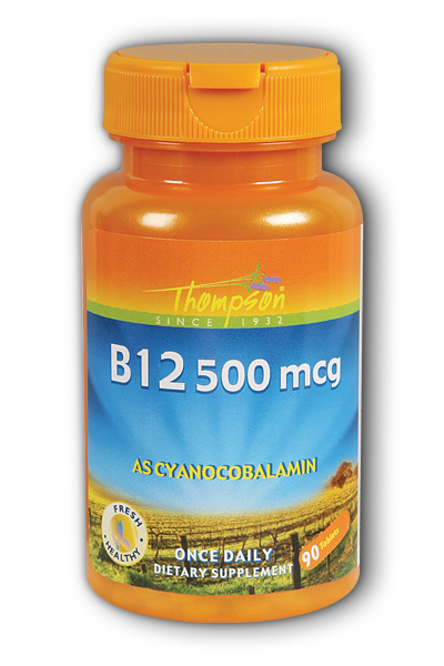 Thompson Nutritional: B12 500mcg 90ct 500mcg