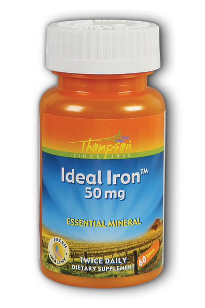 Thompson Nutritional: Ideal Iron 50mg 60ct 50mg