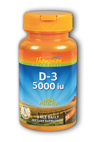 Thompson Nutritional: D-3 5000mcg 30 ct