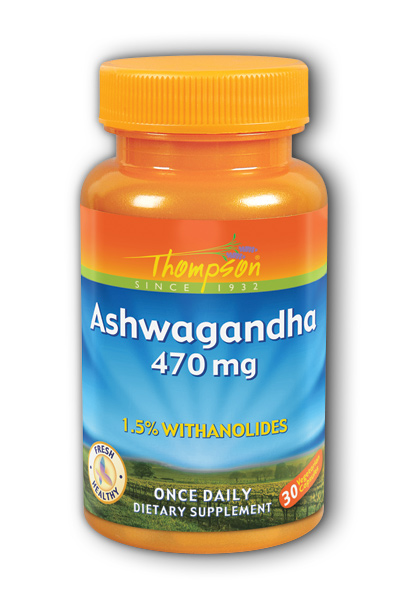 Thompson Nutritional: Ashwagandha 470mg 30 Vcaps