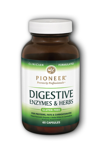 Pioneer: Digestive Enzyme   Herbs 60 Caps
