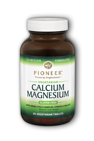 PIONEER: Calcium Magnesium 60 tabs Vegetarian