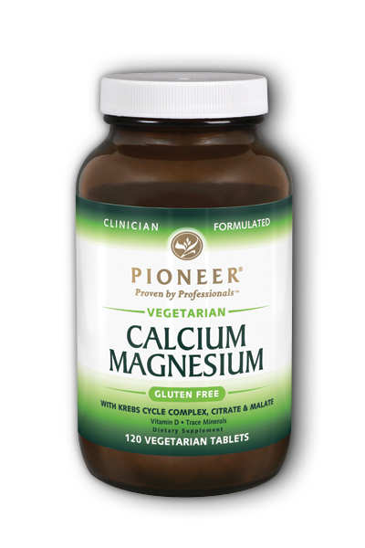 PIONEER: Calcium Magnesium 120 tabs Vegetarian