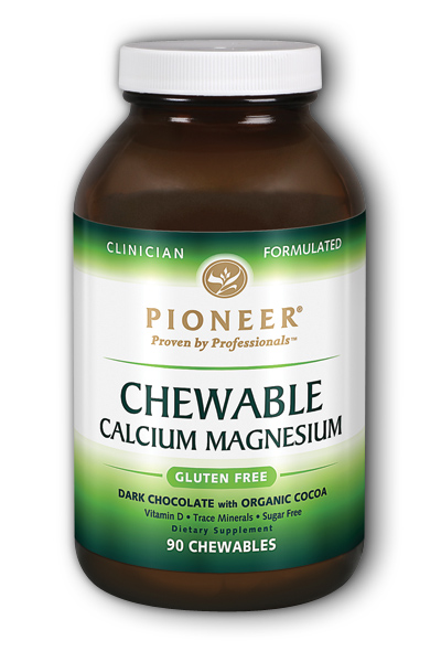 PIONEER: Chewable Calcium Magnesium 90ct Choc