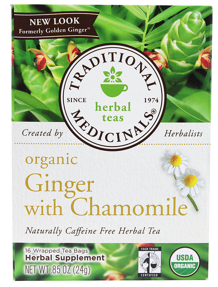 TRADITIONAL MEDICINALS TEAS: Organic Golden Ginger Digest Tea 16 bags