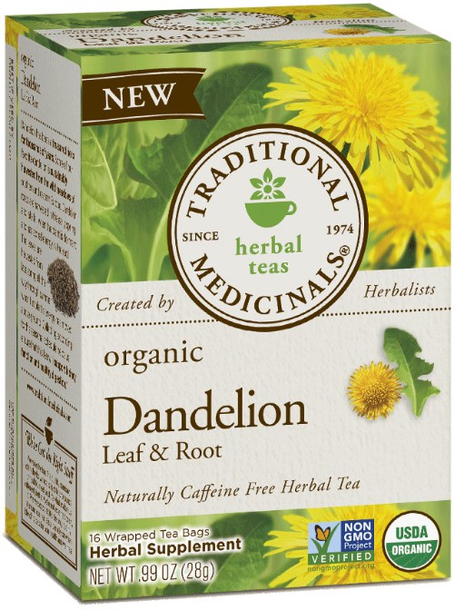 TRADITIONAL MEDICINALS TEAS: Dandelion Leaf & Root Tea 16 bag