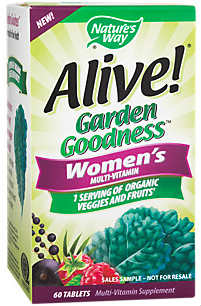 NATURE'S WAY: Alive! Garden Goodness Women's 60 tab