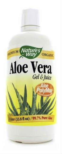 NATURE'S WAY: Aloe Vera Gel & Juice Organic 1 ltr