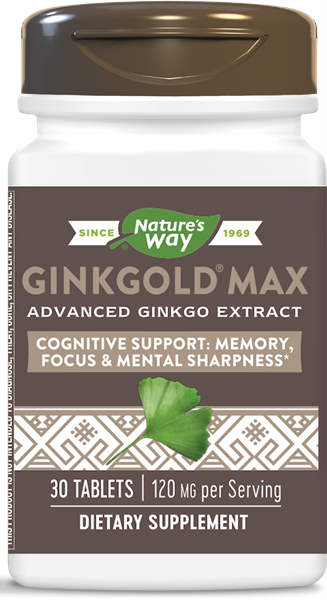 NATURE'S WAY: Ginkgold Max 120mg 30 tabs