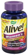 NATURE'S WAY: Alive Women's Gummy Multi Vitamin 75 Caps