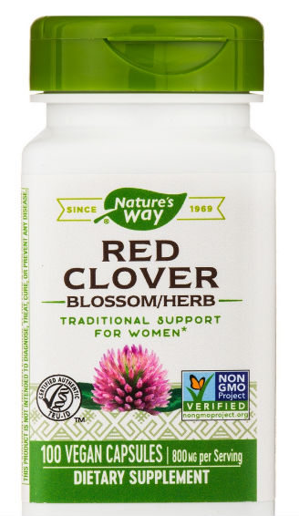 NATURE'S WAY: Red Clover Blossom 430mg 100 caps