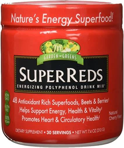 GARDEN GREENS: Super Reds Drink Mix 7.4 ounce