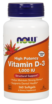 Vitamin D-3 1000 IU, 360 SGELS