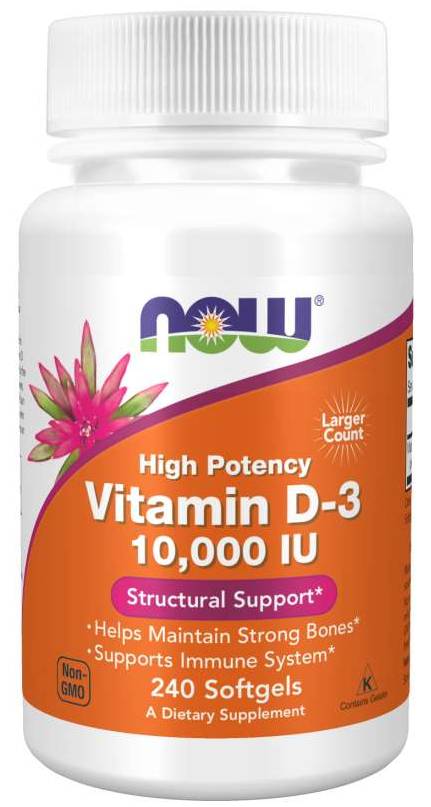 NOW: Vitamin D-3 10000IU 240 softgel