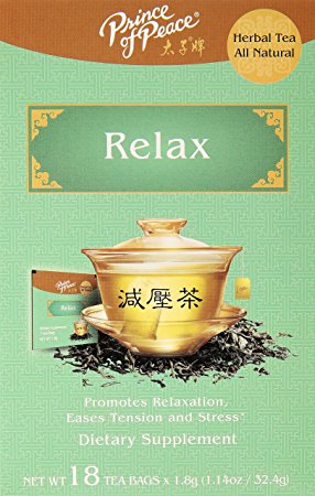 PRINCE OF PEACE: Herbal Tea Relax 18 bag