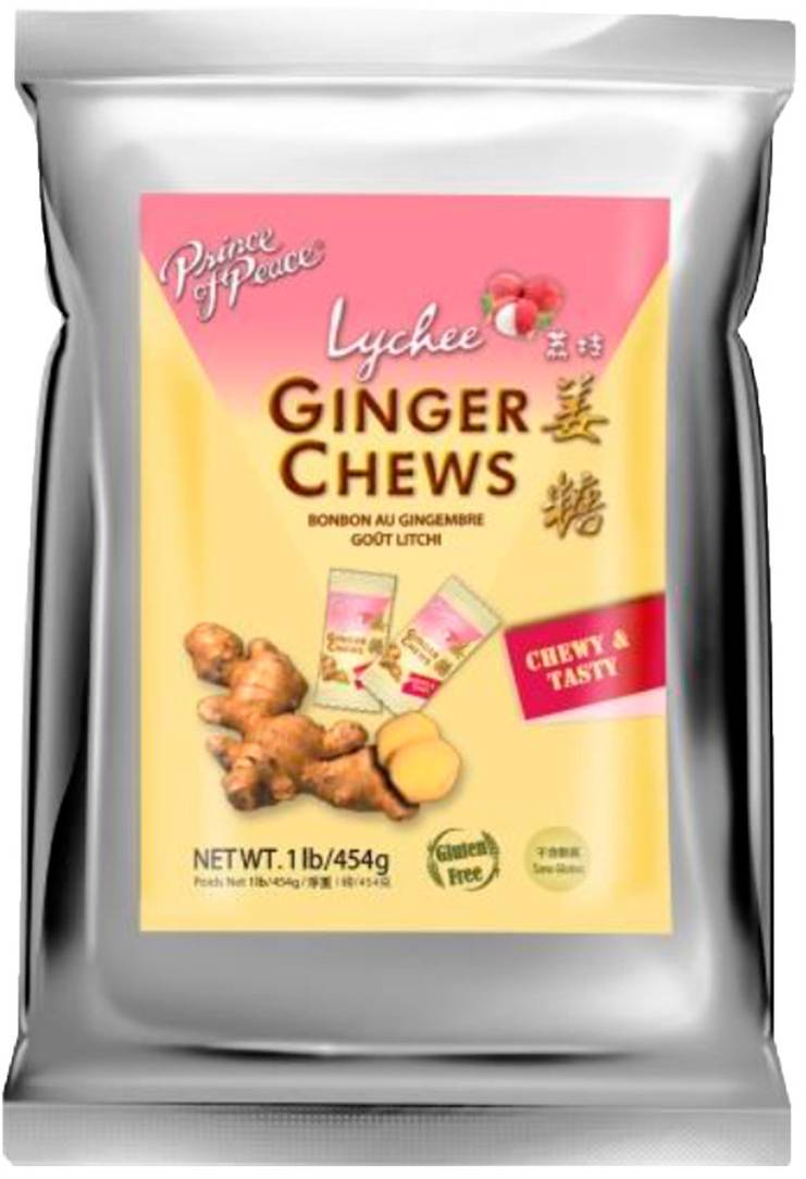 PRINCE OF PEACE: Ginger Chews Lycee Bulk 1 LB