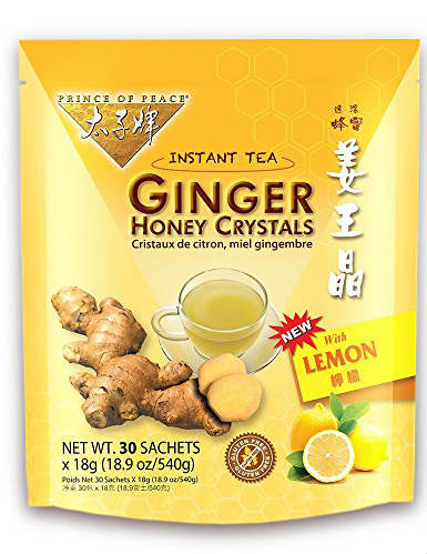 PRINCE OF PEACE: Ginger Honey Crystals with Lemon Instant Tea 30 bag