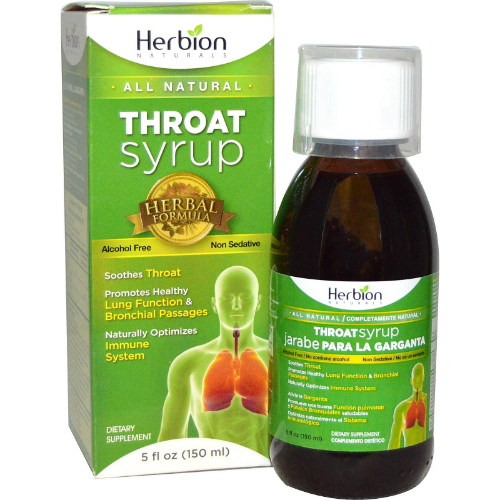 Throat Syrup for Children Cherry 150 ml from HERBION