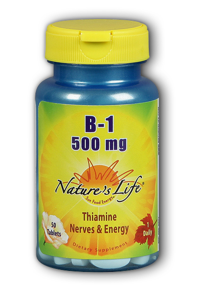 Natures Life: Vitamin B-1 500 mg 50ct