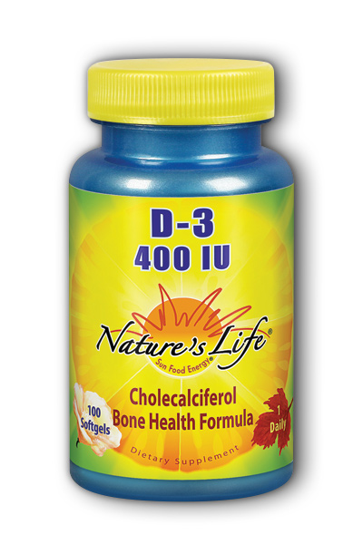 Natures Life: Vitamin D 400 IU 100ct