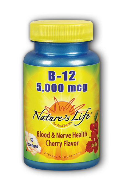 Natures Life: Vitamin B-12 5000mcg 50ct