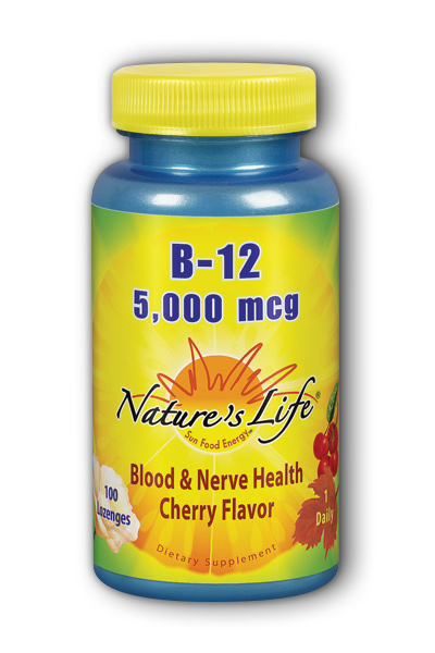 Natures Life: Vitamin B-12, 5000 mcg 100ct
