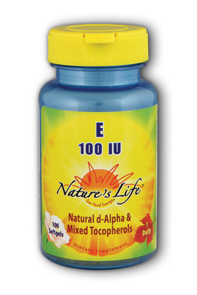 Natures Life: Vitamin E, 100 IU 100ct