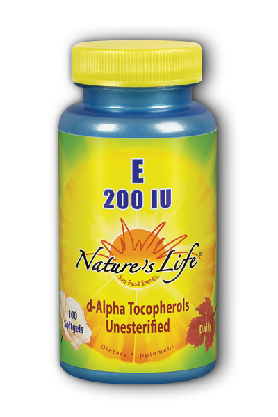 Natures Life: Vitamin E, 200 IU 100ct