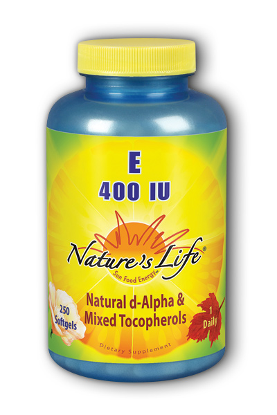 Natures Life: Vitamin E, 400 IU 250ct