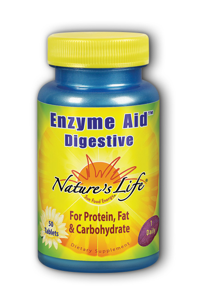 Natures Life: Enzyme Aid Digest Tab 50ct