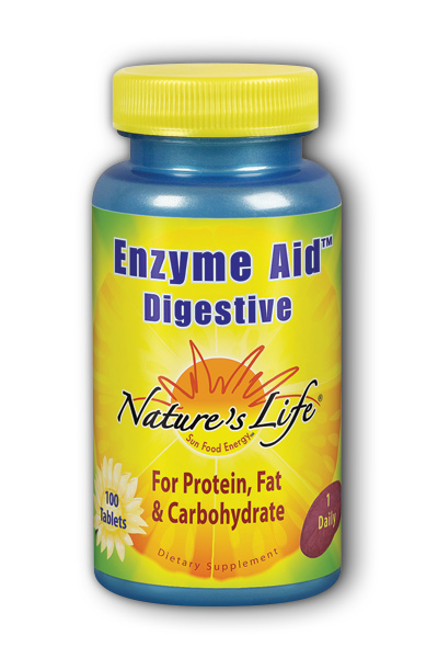 Enzyme Aid Digest 100ct from Natures Life