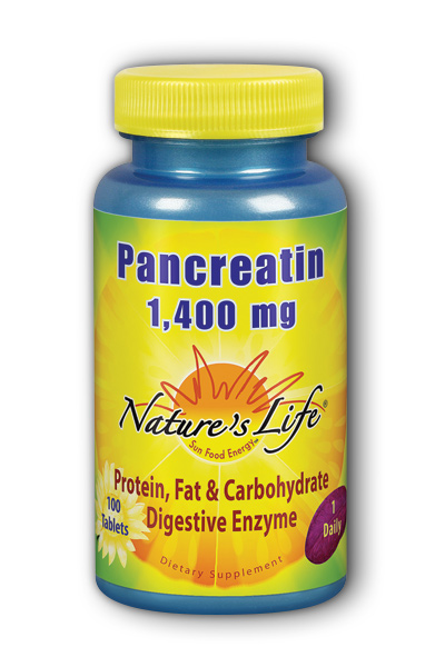 Natures Life: Pancreatin 4X Strength 100ct