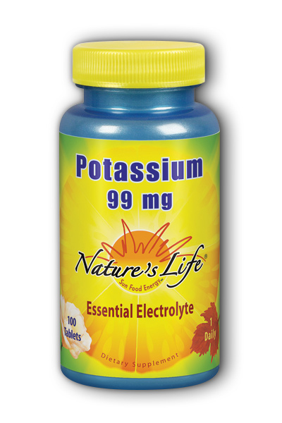 Natures Life: Potassium, 99 mg 100ct