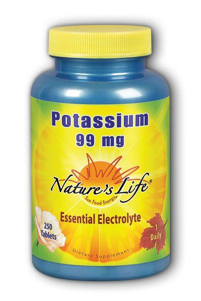 Potassium, 99 mg, 250ct