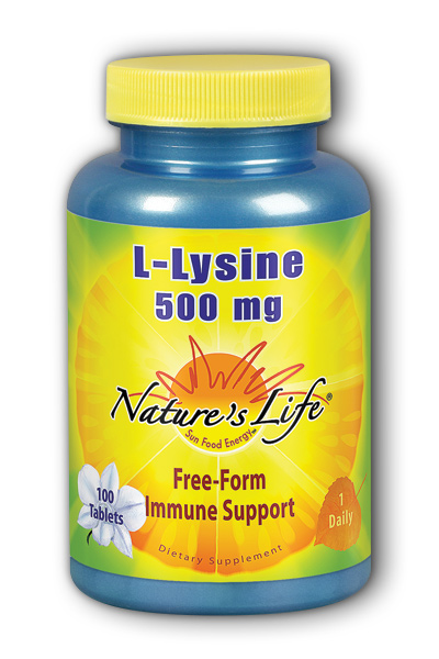Natures Life: L-Lysine, 500 mg 100ct