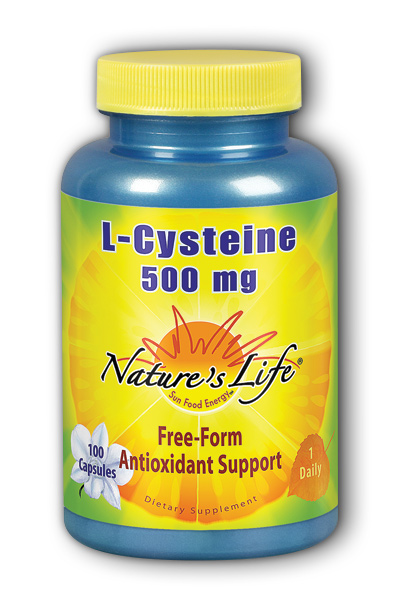 Natures Life: L-Cysteine, 500 mg 100ct